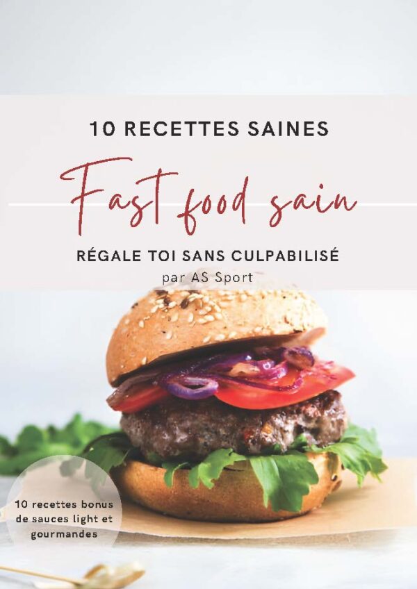 Ebook 10 Recettes de Fast Food Sain